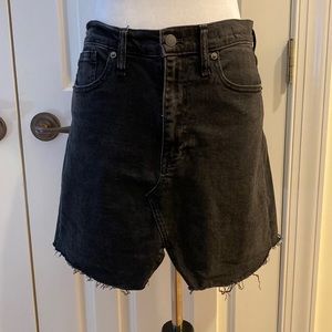 Madewell denim skirt